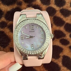 Guess Tan Leather Bracelet